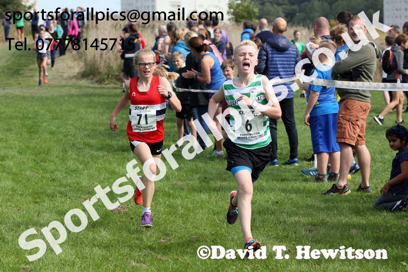 Boys and girls under-15s, Sunderland Harriers Cross Country Relays, Farringdon, Sunderland . Photo: David T. Hewitson/Sports for All Pics